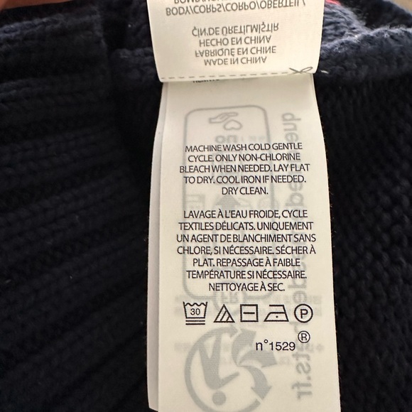 Polo by Ralph Lauren Dark Blue Sweater with Flag Design - Picture 8 of 11